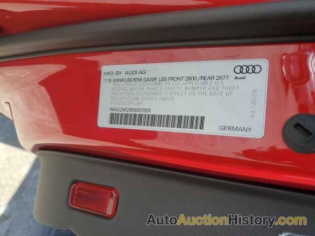 AUDI A6 PREMIUM PLUS, WAUL2AF20KN047828