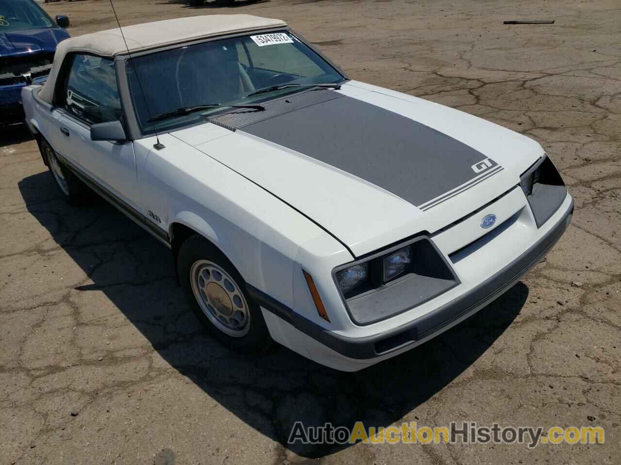 1986 FORD MUSTANG LX, 1FABP27M5GF260058