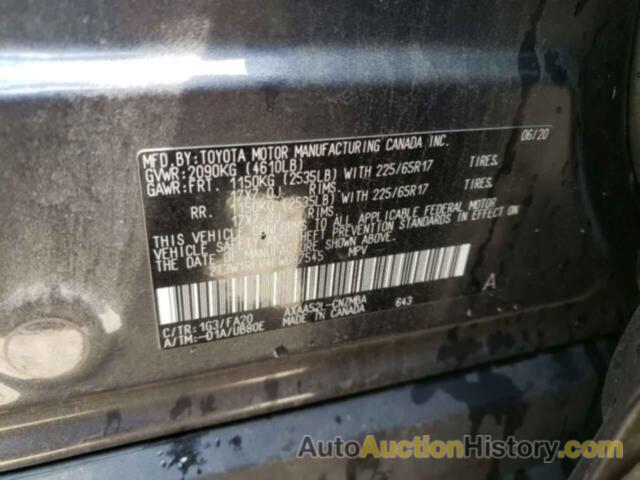 TOYOTA RAV4 XLE, 2T3W1RFV4LW087545