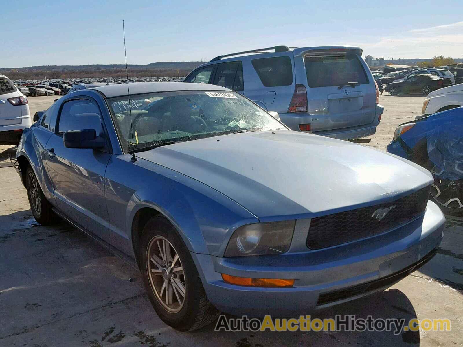 2005 FORD MUSTANG, 1ZVFT80N955153429
