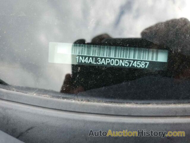 NISSAN ALTIMA 2.5, 1N4AL3AP0DN574587