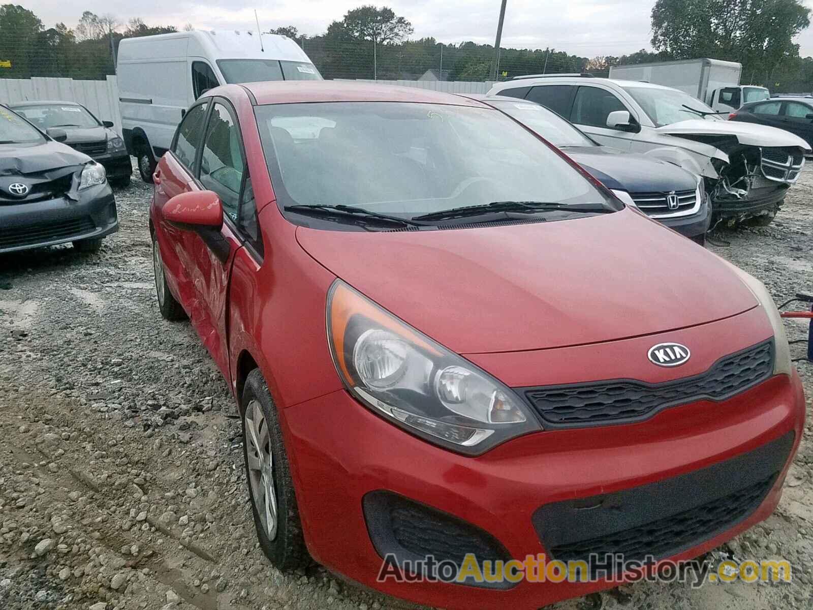 2012 KIA RIO LX LX, KNADM5A37C6091715