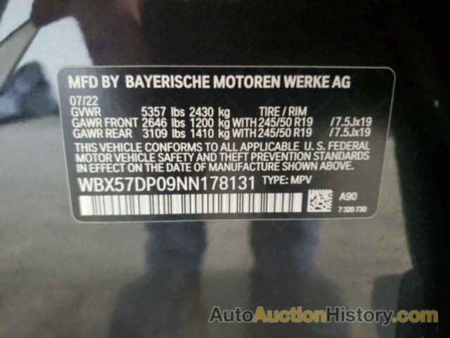 BMW X3 XDRIVE30I, WBX57DP09NN178131