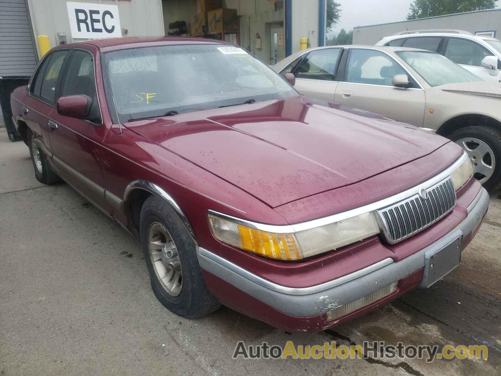 1992 MERCURY GRMARQUIS LS, 2MECM75W3NX722061