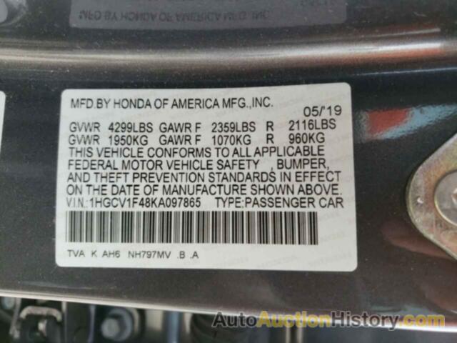 HONDA ACCORD EX, 1HGCV1F48KA097865