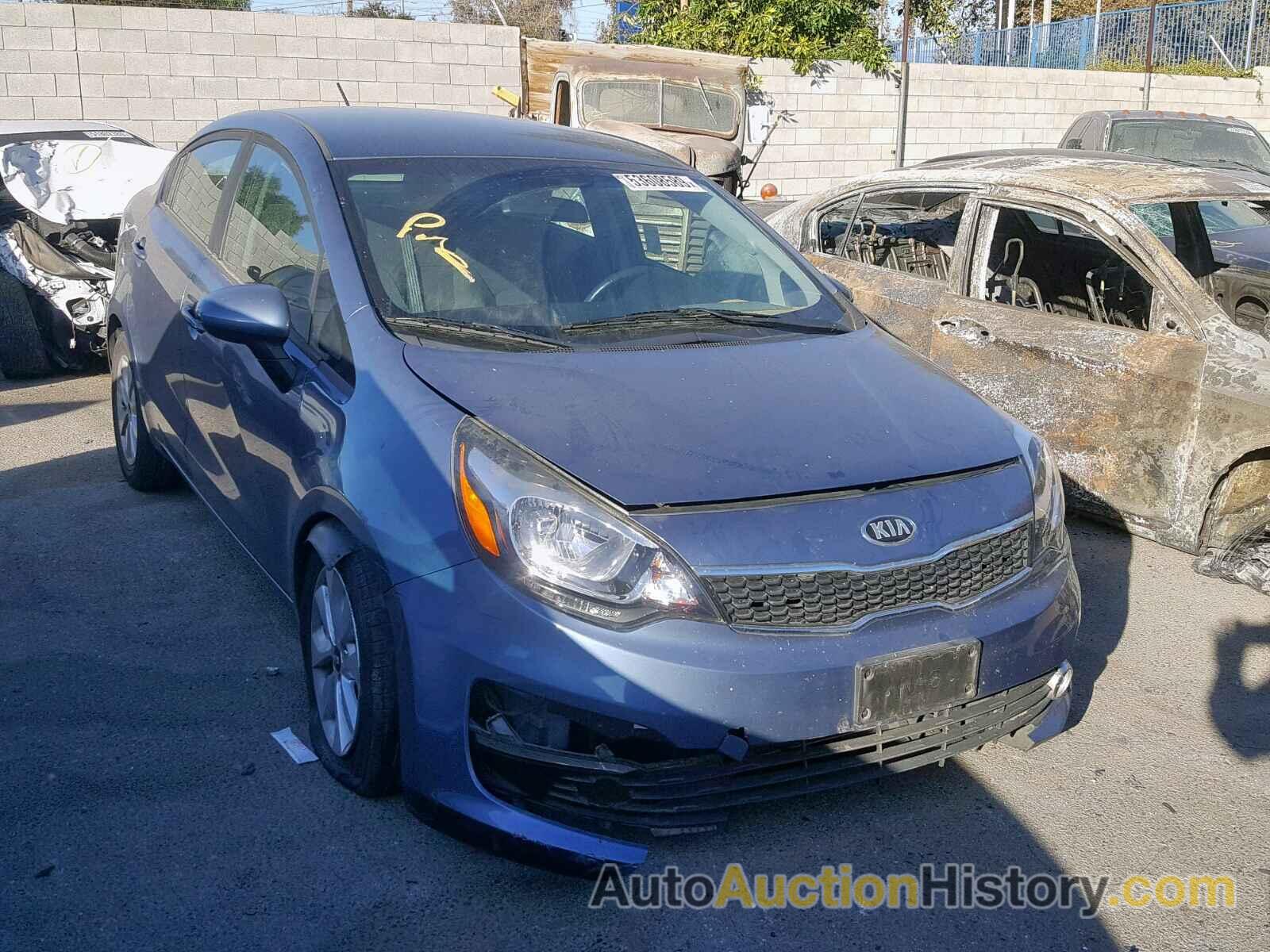 2016 KIA RIO EX EX, KNADN4A35G6678959