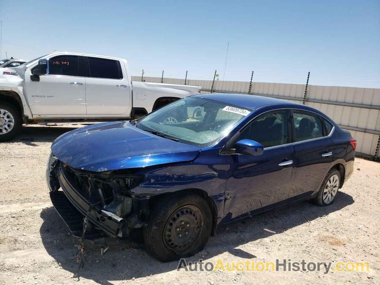 NISSAN SENTRA S, 3N1AB7AP9KY422069