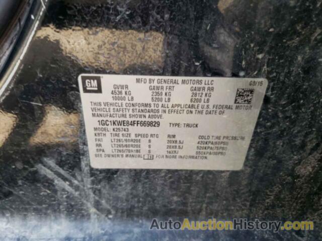 CHEVROLET ALL Models K2500 HEAVY DUTY LTZ, 1GC1KWE84FF669829