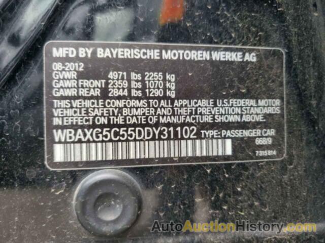 BMW 5 SERIES I, WBAXG5C55DDY31102