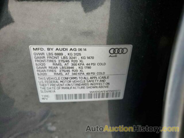 AUDI Q7 PRESTIGE, WA1DGAFE4FD001377