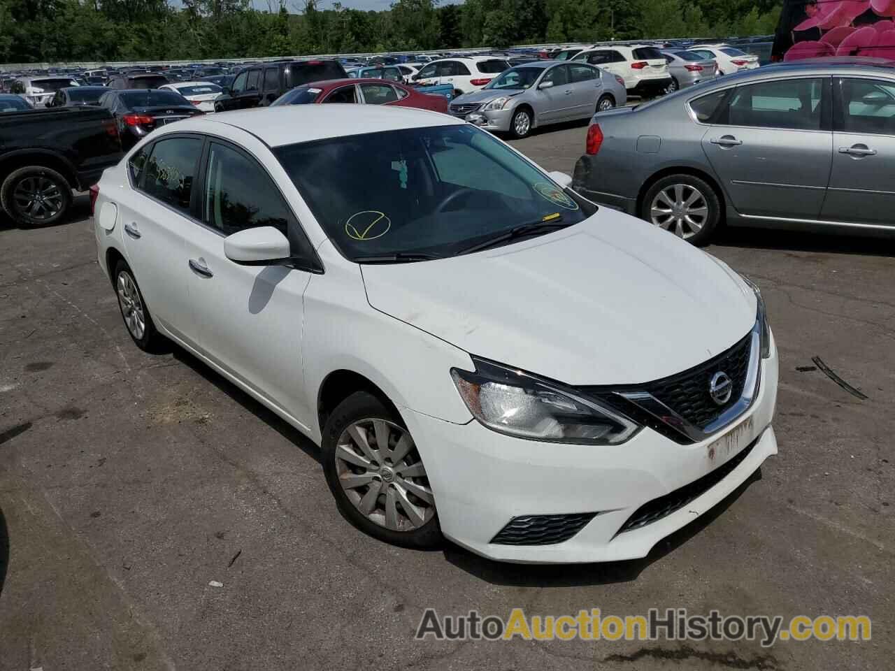 2016 NISSAN SENTRA S, 3N1AB7AP1GL679263