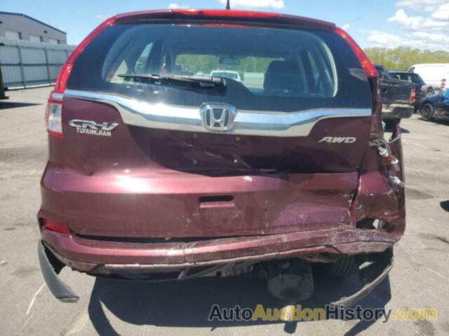 HONDA CRV LX, 5J6RM4H31FL065233