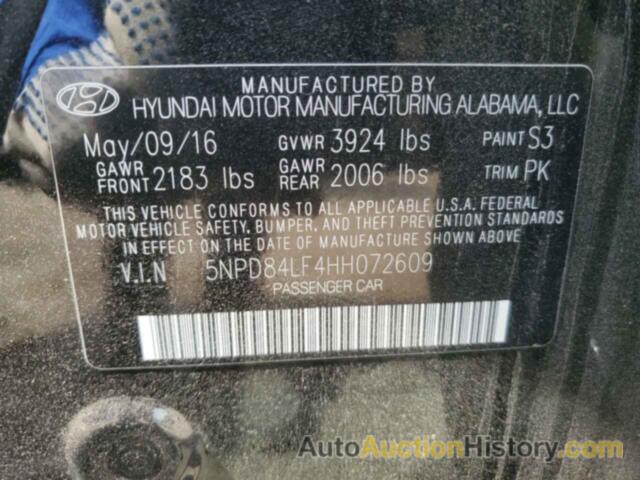 HYUNDAI ELANTRA SE, 5NPD84LF4HH072609