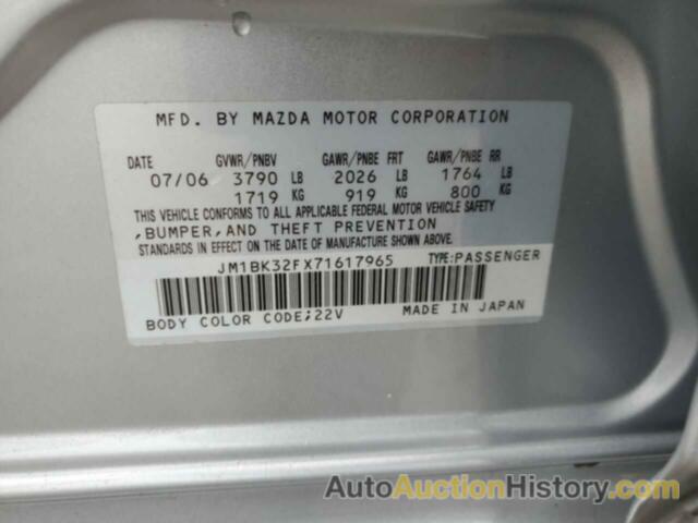 MAZDA 3 I, JM1BK32FX71617965