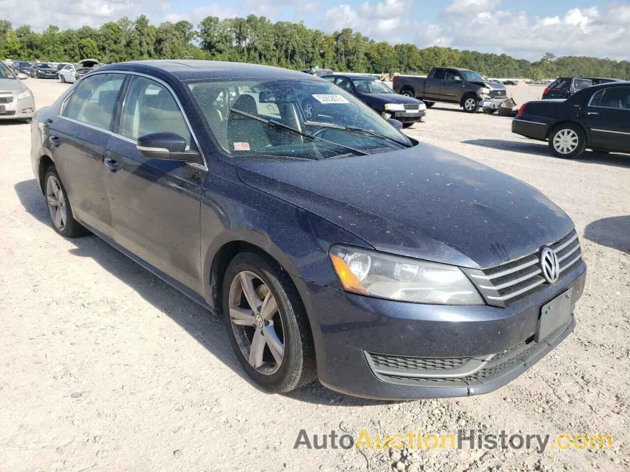 2013 VOLKSWAGEN PASSAT SE, 1VWBP7A31DC119005