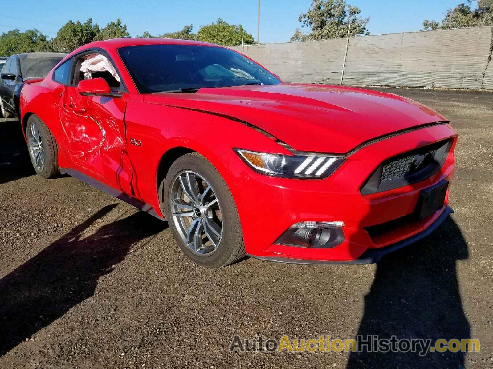 2016 FORD MUSTANG GT GT, 1FA6P8CFXG5243791