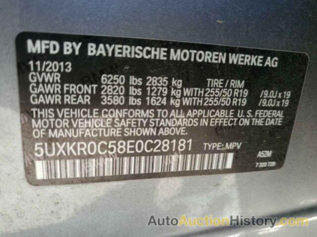 BMW X5 XDRIVE35I, 5UXKR0C58E0C28181