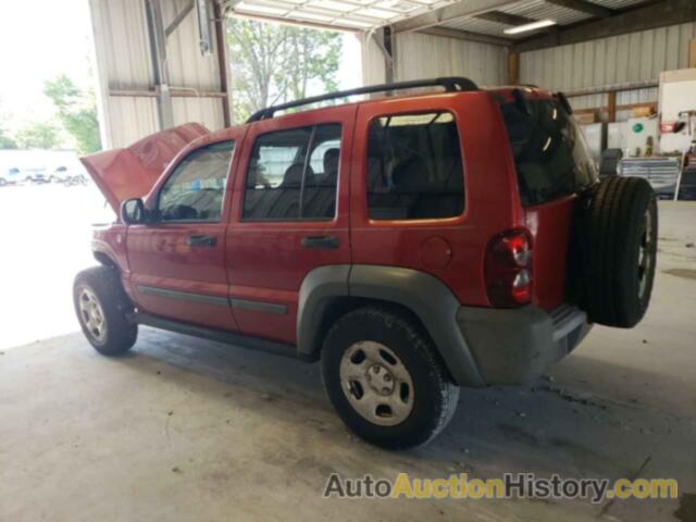 JEEP LIBERTY SPORT, 1J4GL48K25W706243