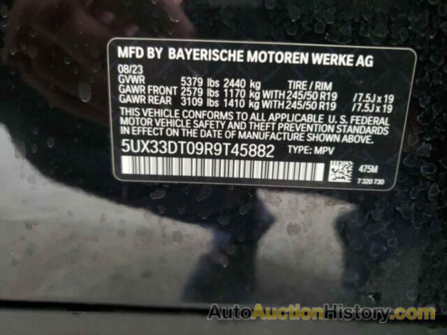 BMW X4 XDRIVE30I, 5UX33DT09R9T45882