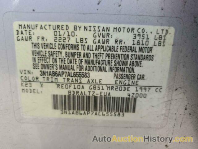 NISSAN SENTRA 2.0, 3N1AB6AP7AL655583