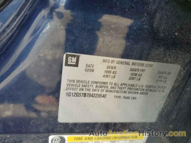 CHEVROLET MALIBU LS, 1G1ZG57B784229540