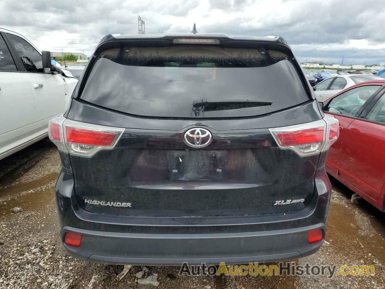 TOYOTA HIGHLANDER XLE, 5TDJKRFH6ES018037