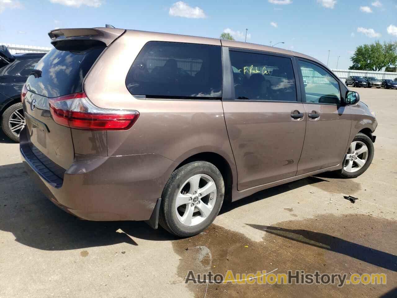 TOYOTA SIENNA L, 5TDZZ3DC7LS059762