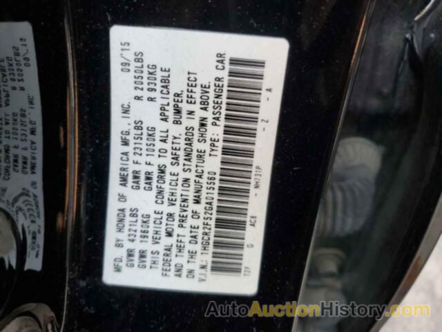 HONDA ACCORD SPORT, 1HGCR2F52GA015560