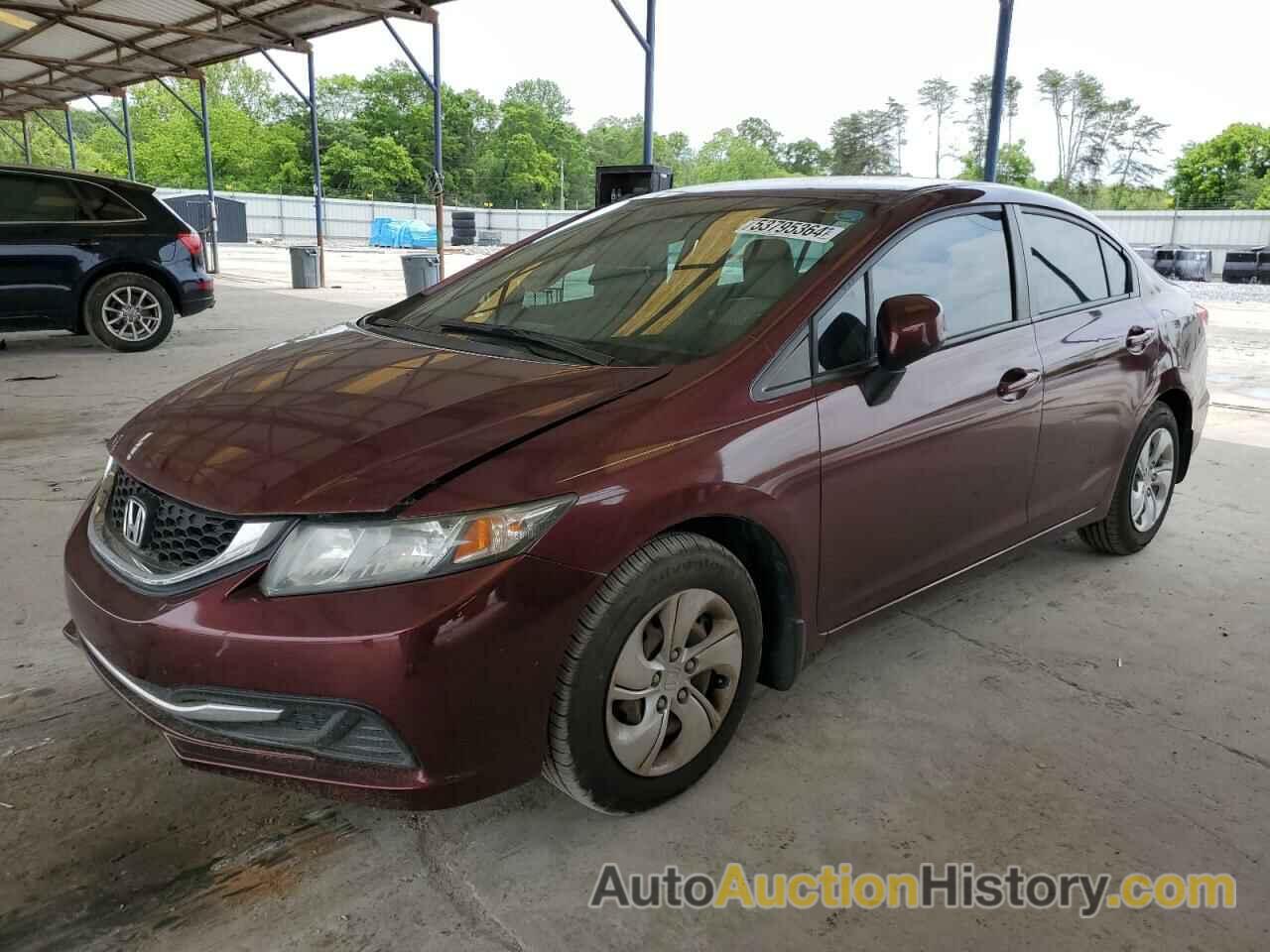 HONDA CIVIC LX, 2HGFB2F52DH523946