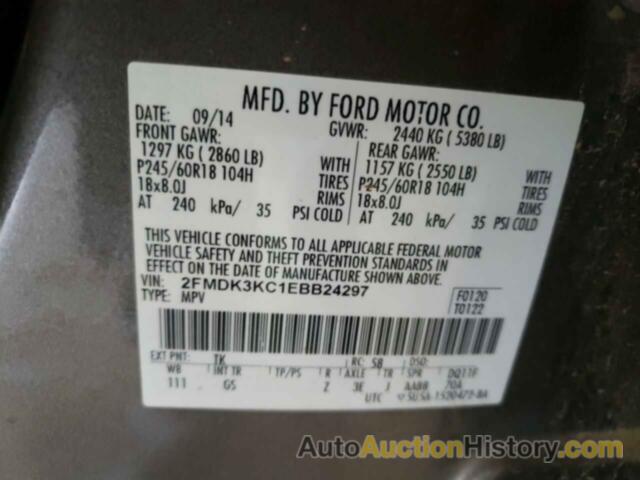 FORD EDGE LIMITED, 2FMDK3KC1EBB24297