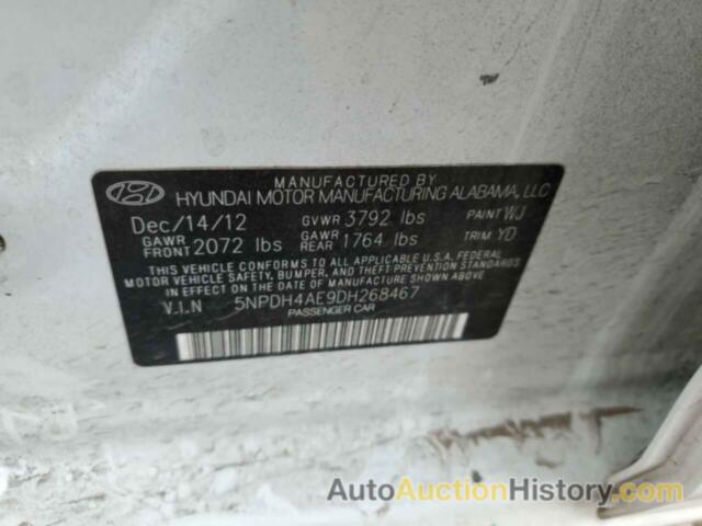 HYUNDAI ELANTRA GLS, 5NPDH4AE9DH268467