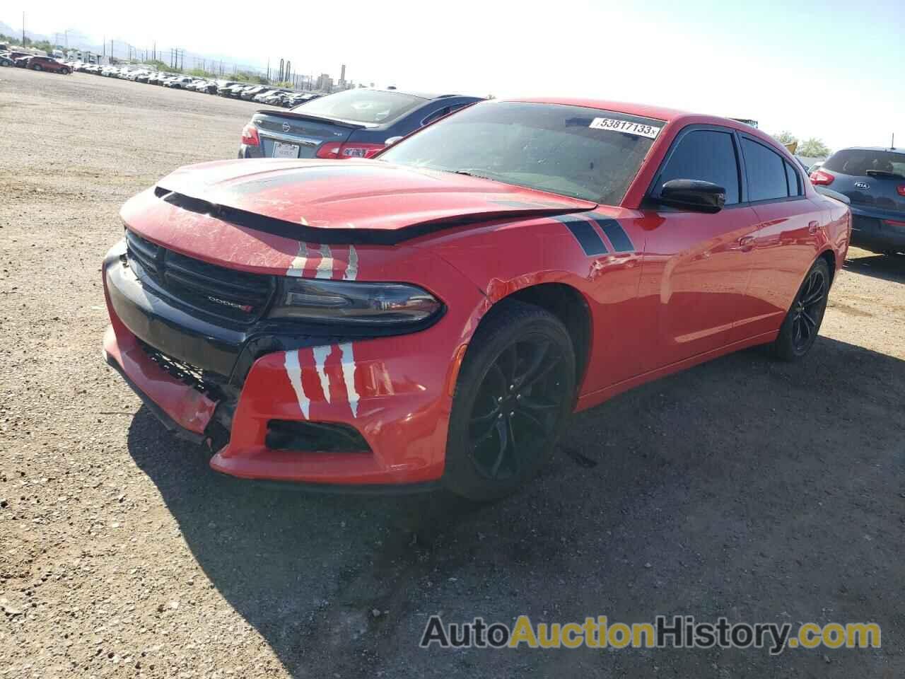 2016 DODGE CHARGER SXT, 2C3CDXHG2GH126950