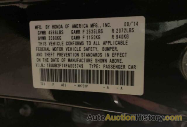 ACURA TLX ADVANCE, 19UUB2F74FA005749