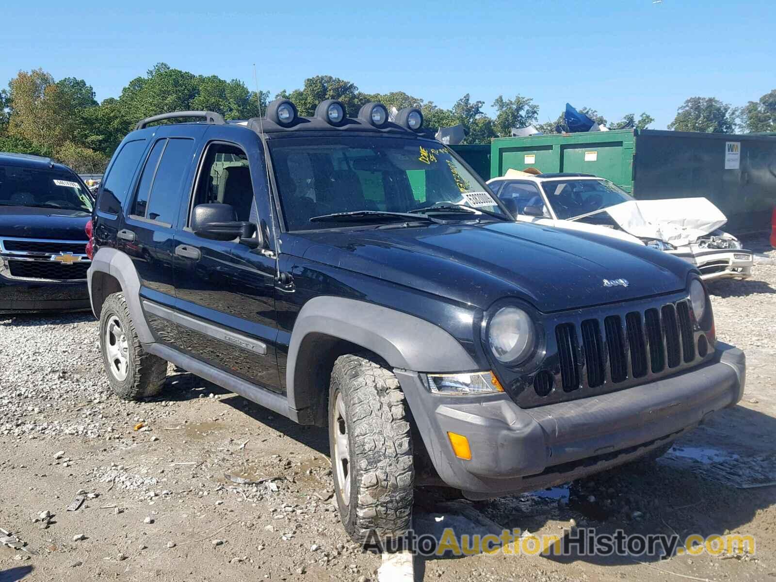 2007 JEEP LIBERTY SP SPORT, 1J4GL48K87W652448