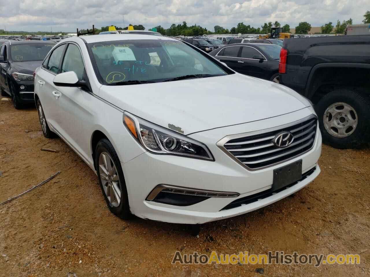 2015 HYUNDAI SONATA SE, 5NPE24AFXFH005048