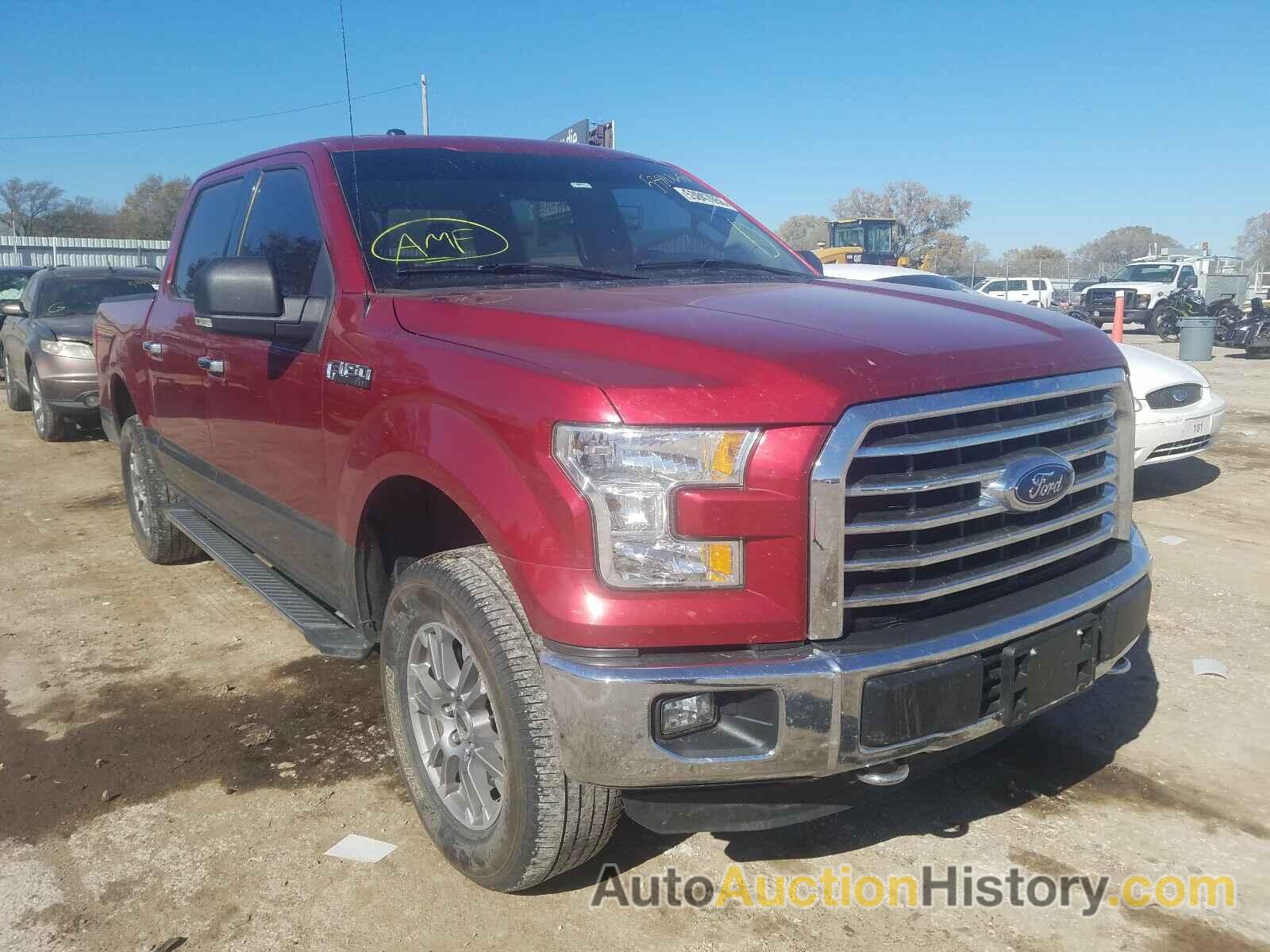 2015 FORD F150 SUPERCREW, 1FTEW1EF1FKD34980