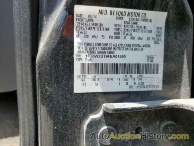 FORD F350 SUPER DUTY, 1FT8W3DT9FEA01490