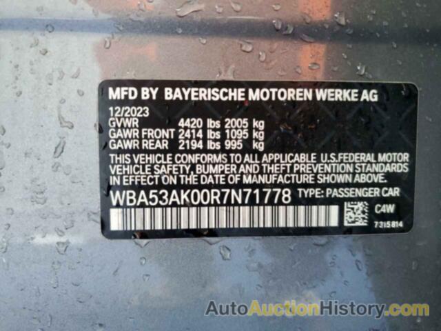 BMW 2 SERIES, WBA53AK00R7N71778