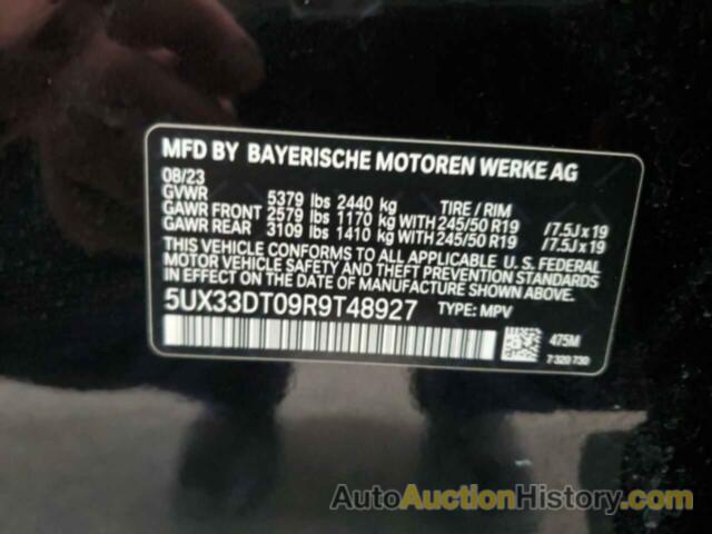 BMW X4 XDRIVE30I, 5UX33DT09R9T48927