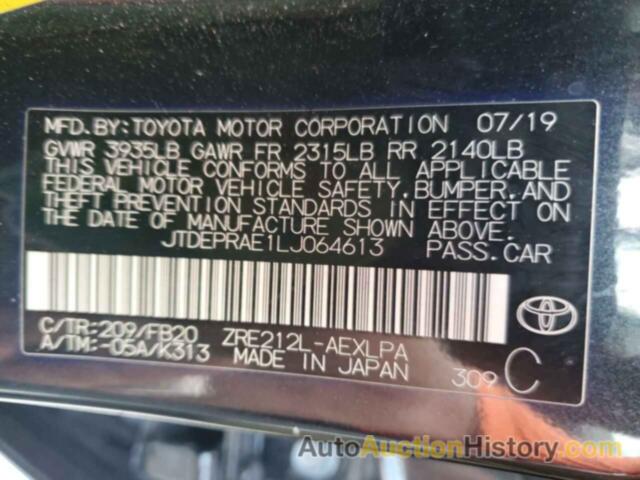 TOYOTA COROLLA LE, JTDEPRAE1LJ064613