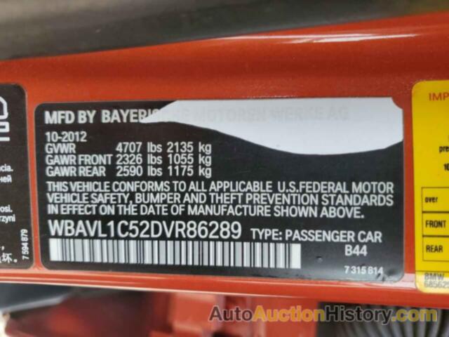 BMW X1 XDRIVE28I, WBAVL1C52DVR86289