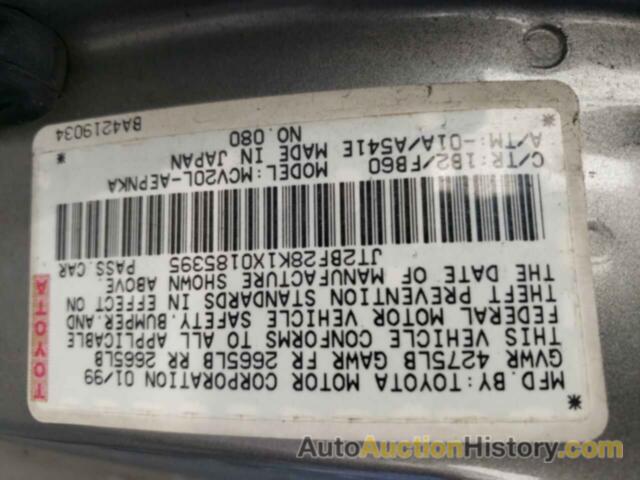 TOYOTA CAMRY LE, JT2BF28K1X0185395