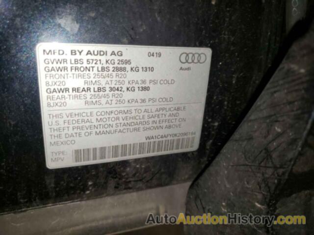 AUDI SQ5 PRESTIGE, WA1C4AFY0K2096184