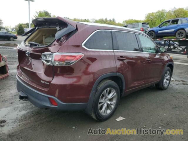 TOYOTA HIGHLANDER XLE, 5TDJKRFH4FS191735