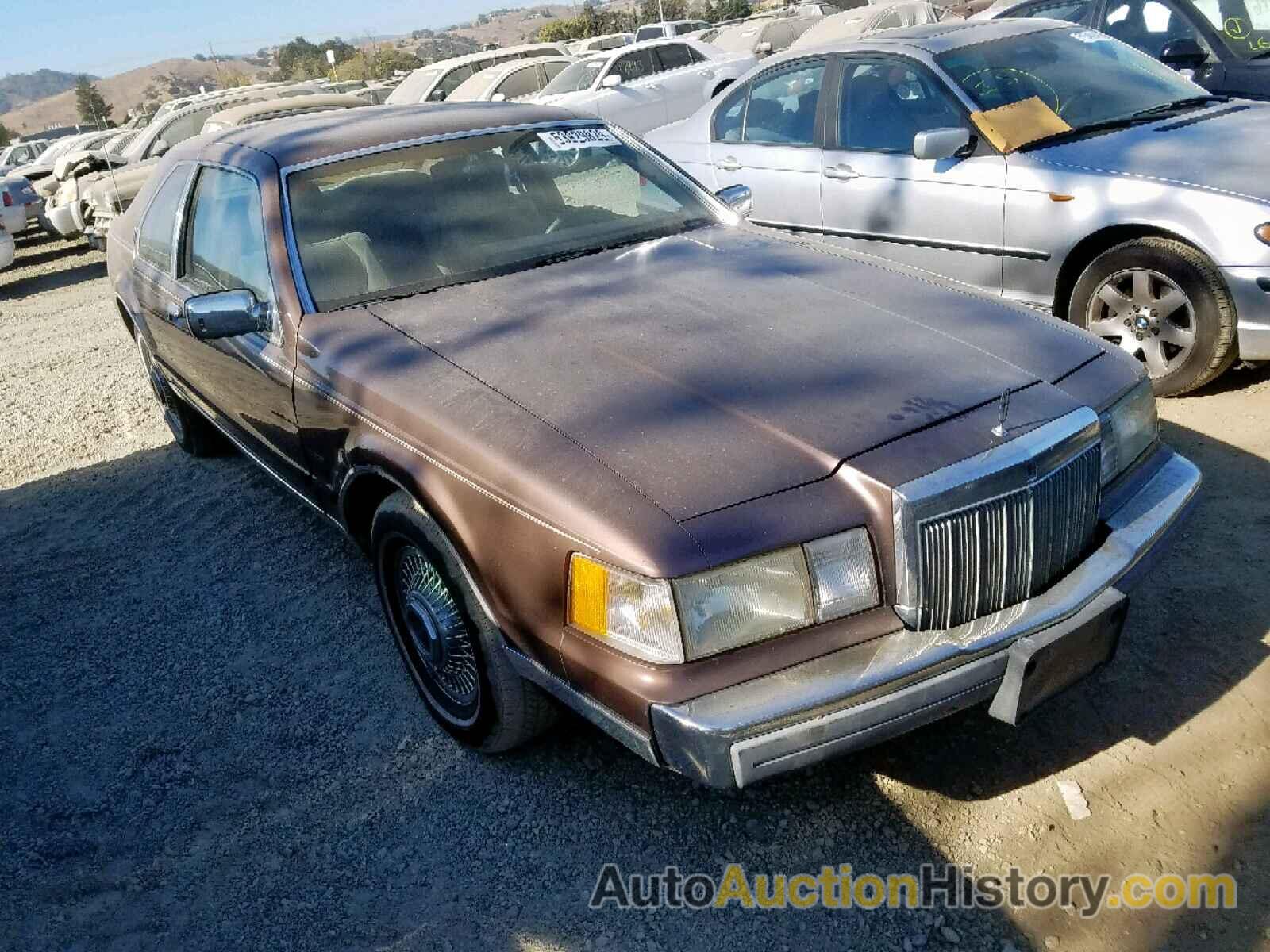 1987 LINCOLN MARK SERIE, 1LNBM91F0HY625981