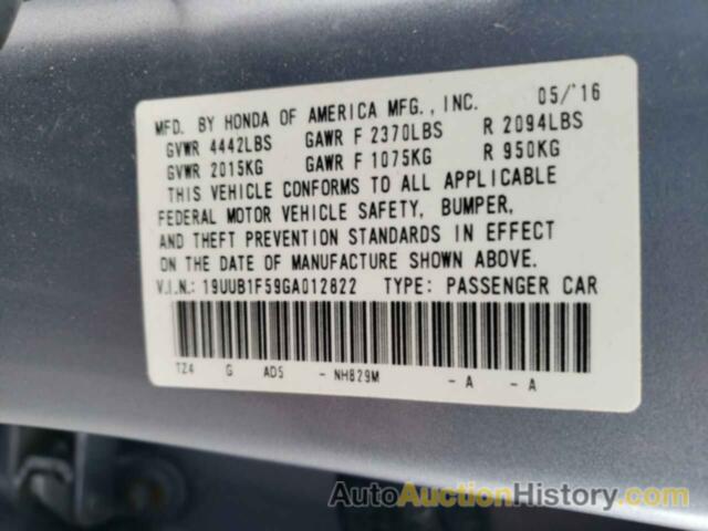 ACURA TLX TECH, 19UUB1F59GA012822