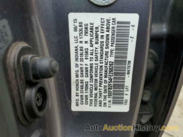 HONDA CIVIC LX, 19XFB2F54FE268262