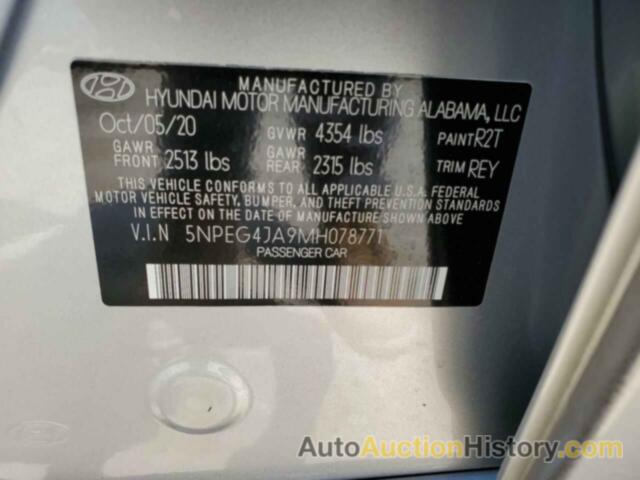 HYUNDAI SONATA SE, 5NPEG4JA9MH078771