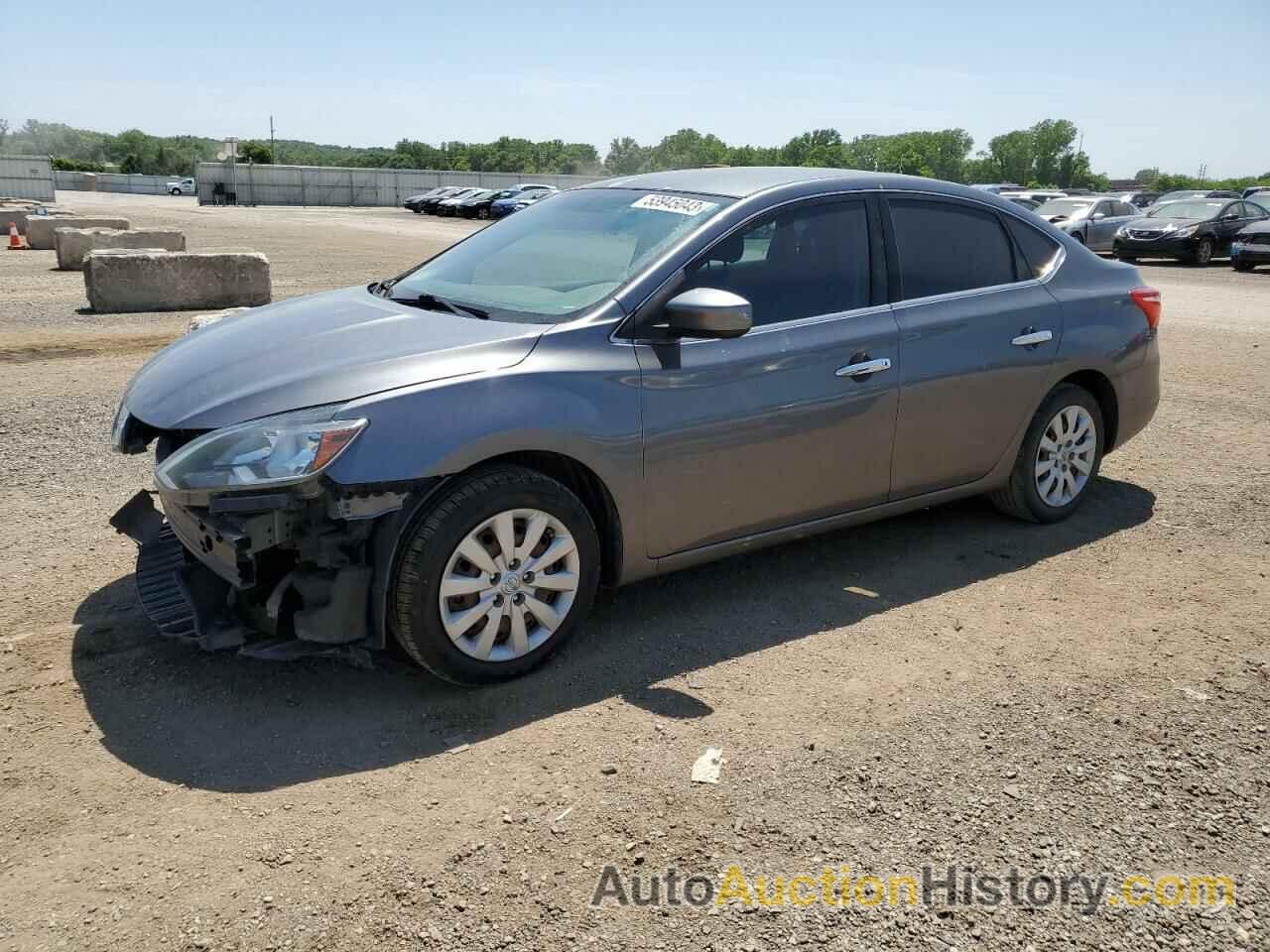 2016 NISSAN SENTRA S, 3N1AB7AP7GY268548