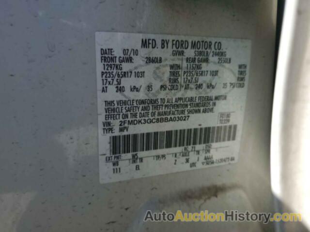 FORD EDGE SE, 2FMDK3GC8BBA03027